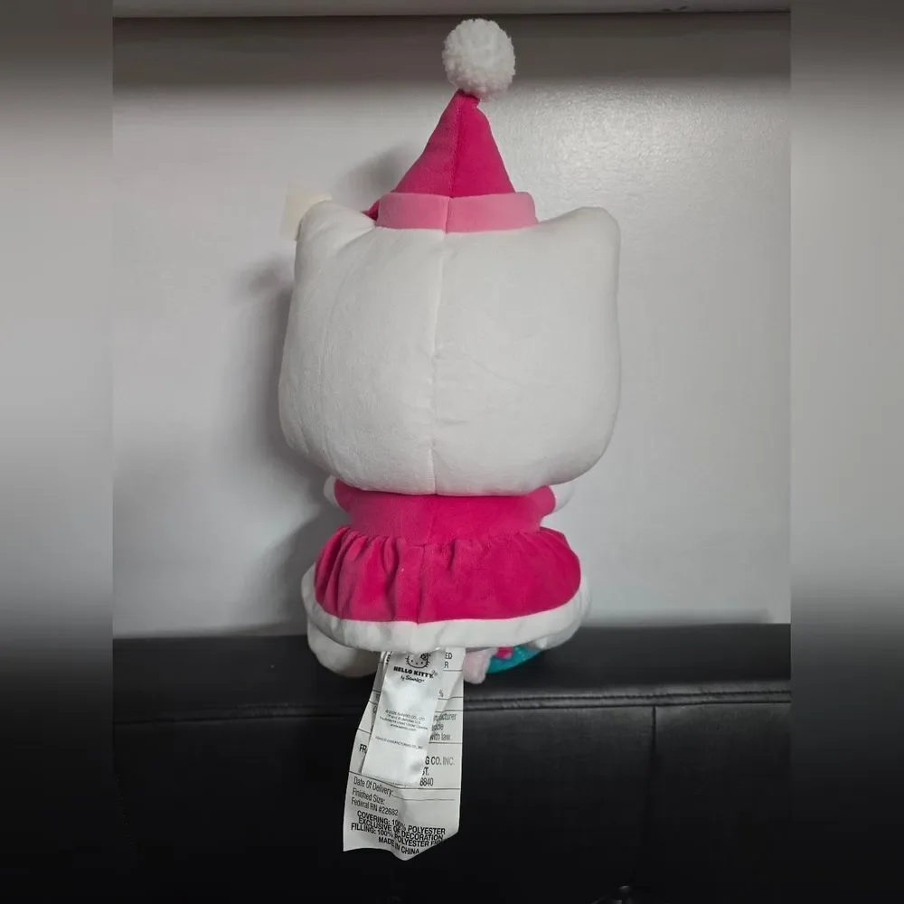 New Hello Kitty Christmas Holiday Character Pillow and Throw Gift Set
